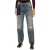 Damesbroek met lang versleten en gescheurd denimeffect 6Y5J13-5D2YZ