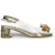 Laura Vita Mily-22 instapsandalen met gouden Cinderella-hak voor dames