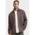 Redefined Rebel regular fit overshirt – turkish coffee