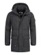Alessandro Salvarini Heren Winterjas AS-458 – Klassieke Parka Met Fleecevoering & Afneembare Capuchon