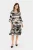 Jurk Casual fit black offwhite