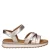 Gabor leren sandalen goud