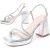 Montevita Heel Sandal Festsand5 in Zilver