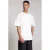 Aeden oversized T-shirt met backprint wit