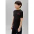 Calvin Klein T-shirt met logo – zwart