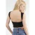 Open Back Viscose Croptop