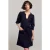 Summum Woman Dress With Pockets Punto Milano Night Sky