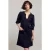 Summum Woman Dress With Pockets Punto Milano Night Sky