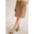 White Stuff Teakie Skirt Dark Natural
