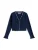 TOMMY HILFIGER Gebreid vest  navy / wit