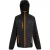 Regatta Heren Navigate Quilted Hybride Jas (Zwart/Oranje Pop)