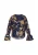 faina Blouse  navy / geel / pasteelgeel