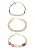 faina Armband  donkerblauw / goud / rood / zwart