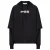 Gebroken witte Carlos Type Double Tee zwarte hoodie