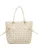 Carlo Colucci Shopper ‘ Dalia ‘  crème / goud / grijs