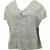 Chloe korte cape top in grijze wol