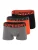 Superdry & Co Boxershorts  grijs gemêleerd / oranje / zwart