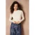 Lofty Manner kanten top – ecru