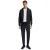 Boss Heren-sweatjack met losse pasvorm (Donkerblauw)