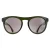 Serengeti Kingman SS572006 glanzende melkachtige kaki saturnus gepolariseerde rook zonnebril