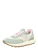 VERBENAS Sneakers laag ‘CLODETTE TESSALI’  mintgroen / rosé / wit