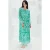 Patronen Maxi Jurk met Strikdetail