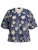 Zizzi Blouse ‘Mlaniva’  navy / offwhite