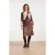 Smashed Lemon Midi rok van faux leather |