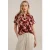 We Fashion Blouse Cinnamon Brown