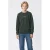 Petrol Industries rechtvallende sweater met print – donkergroen