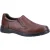 Hush Puppies Matthew Leer Heren Bruin Loafers