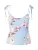 GAP Top  blauw / groen / braam / rosa