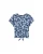 WE Fashion Shirt  navy / lichtblauw / wit