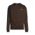 Malelions regular fit sweater met backprint – donkerbruin