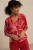 Studio Anneloes Eve Flower Top 13663 T-shirt Korte Mouw 4028 Ruby Red/coral Red