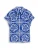 TOM TAILOR Blouse  blauw / wit
