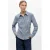 OBJECT getailleerde geruite blouse met strass-steentjes – lichtblauw