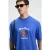 Oversized T-shirt met print en ronde hals