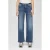 Q/S by s.Oliver high waist wide leg jeans dark blue denim