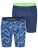 Happy Shorts Boxershorts ‘ Jersey ‘  blauw / donkerblauw