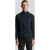 Lyle & Scott Lamswol Mix 1/4 Rits Trui – Marineblauw