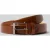Pierre Cardin Leren riem met doornsluiting in chroomlook