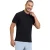 Arena Poloshirt Solid Cotton Piquet Black-asphalt
