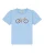 watabout.kids Shirt ‘Bmx’  lichtblauw / oranje / zwart