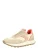 VERBENAS Sneakers laag ‘CLODETTE TESSALI’  beige / crème / abrikoos