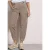 High Waist Barrel Leg Broek met elastische tailleband