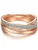 Trilani Ring  rose-goud / transparant