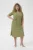 Jersey jurk Regular fit Oil Green