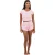 Brave Soul Effen geribbelde loungewear-set voor dames (Roze)