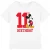 Disney Kinderen/kinderen mickey mouse 11e verjaardag t-shirt